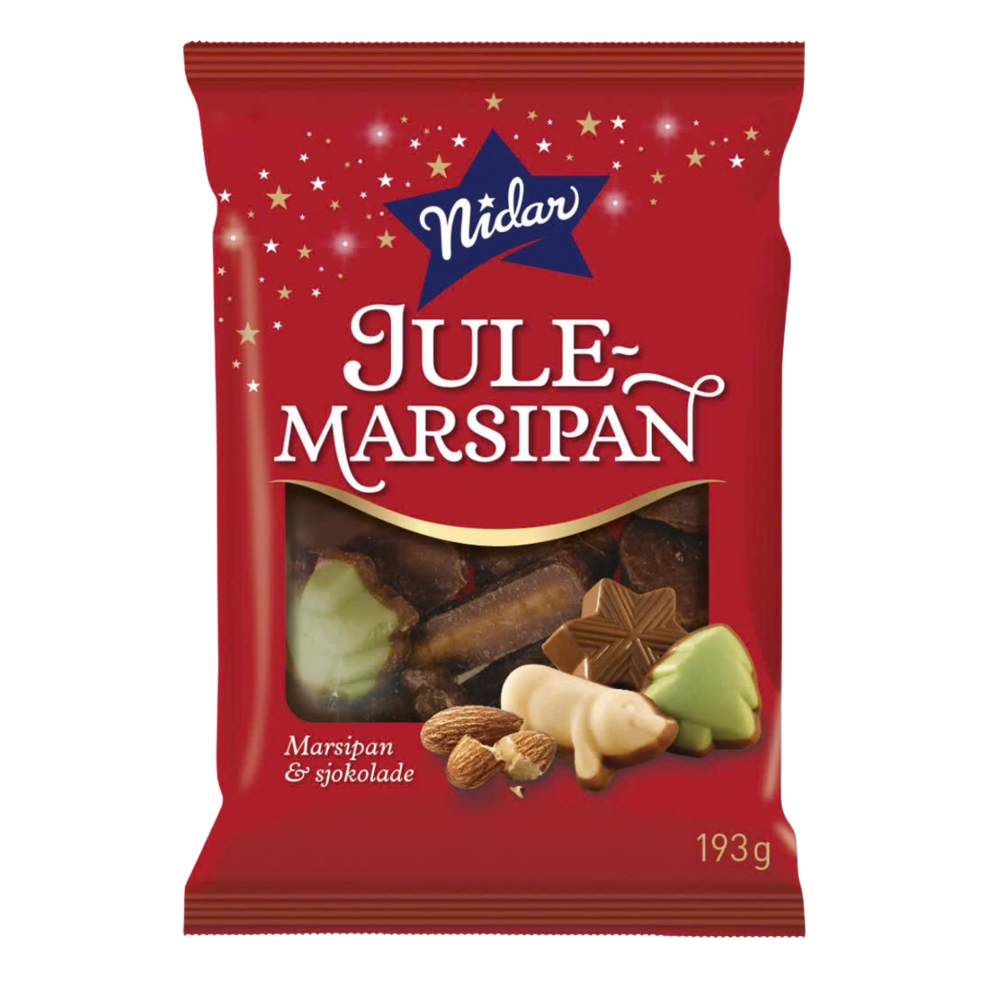 Nidar Weihnachtsmarzipan Beutel 193 g