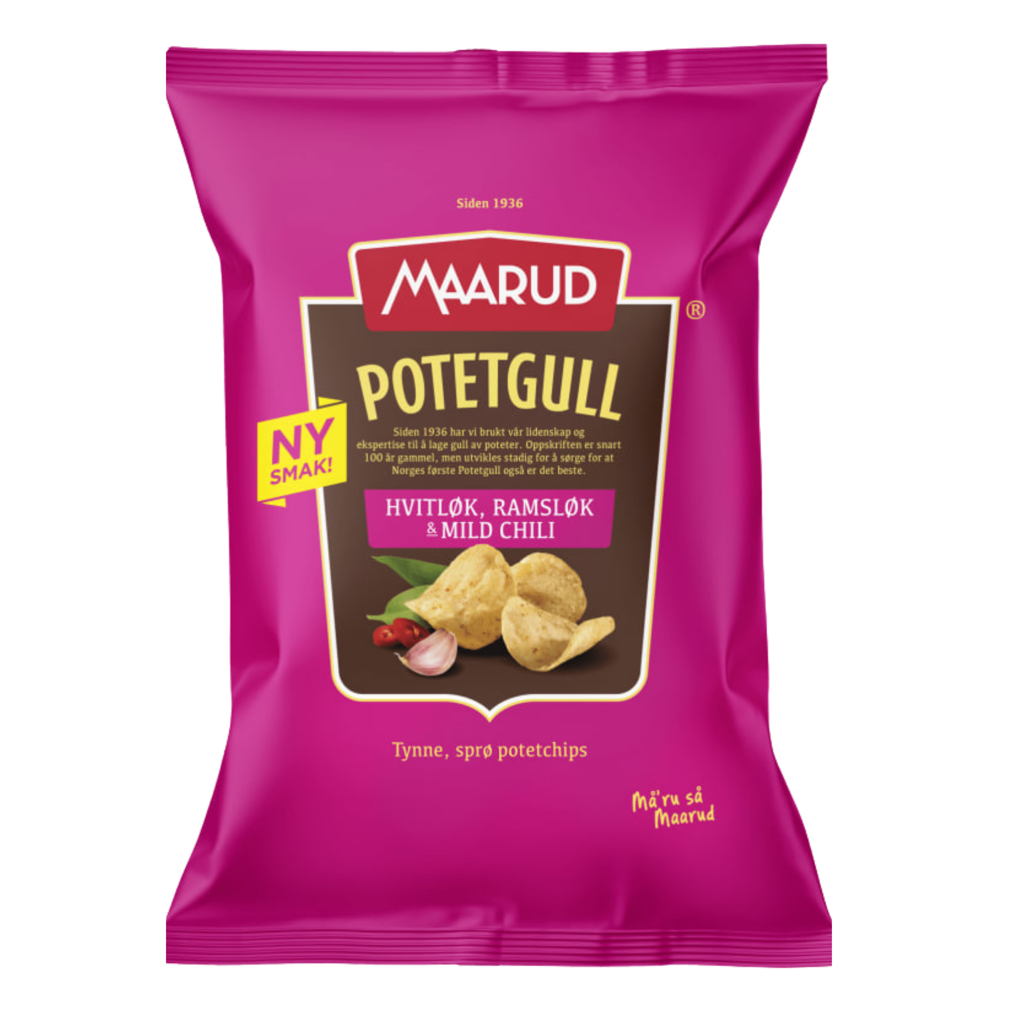 Maarud Kartoffelchips Knoblauch, Bärlauch & Chili 200 g