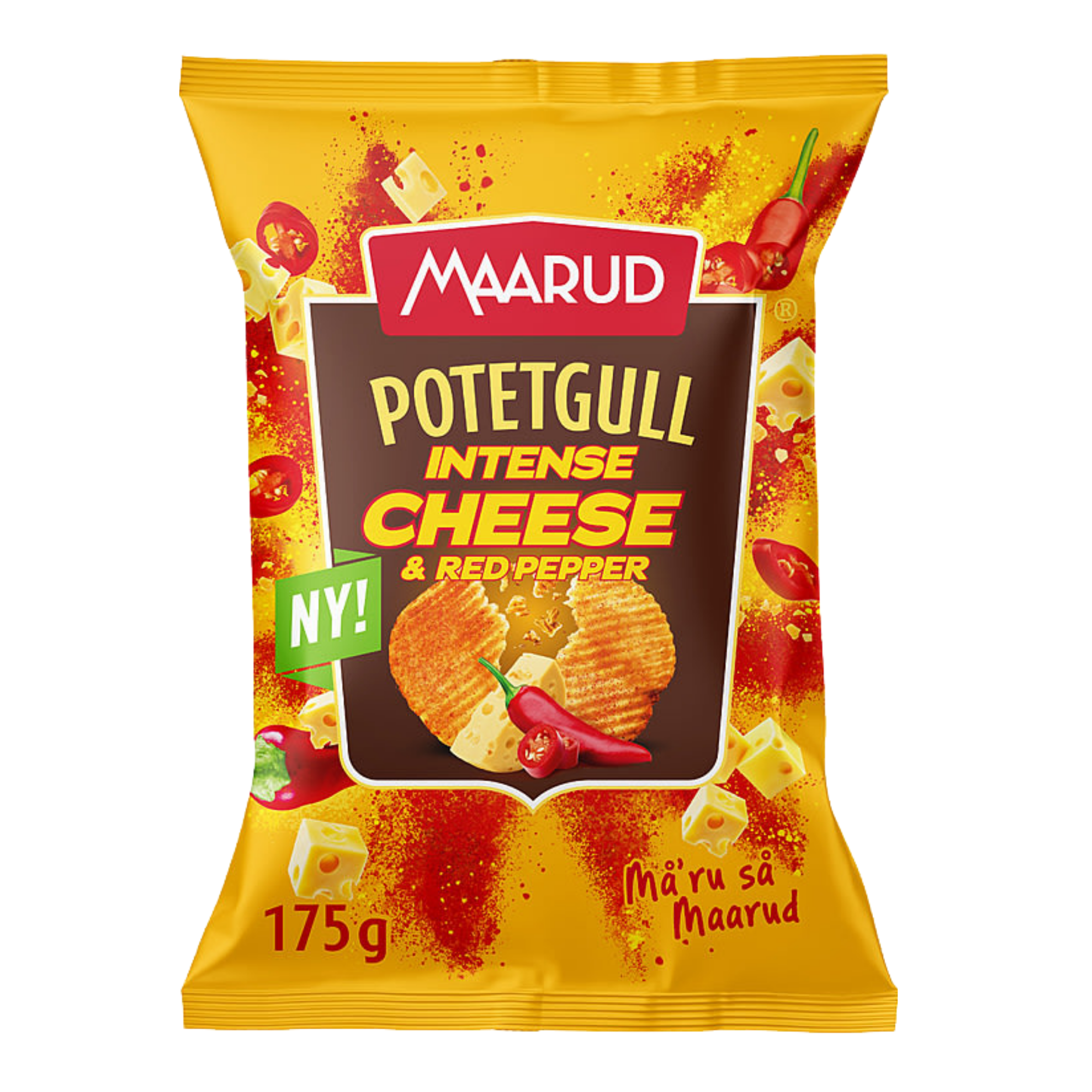 Maarud Kartoffelchips intensiv Käse & roter Pfeffer 175 g