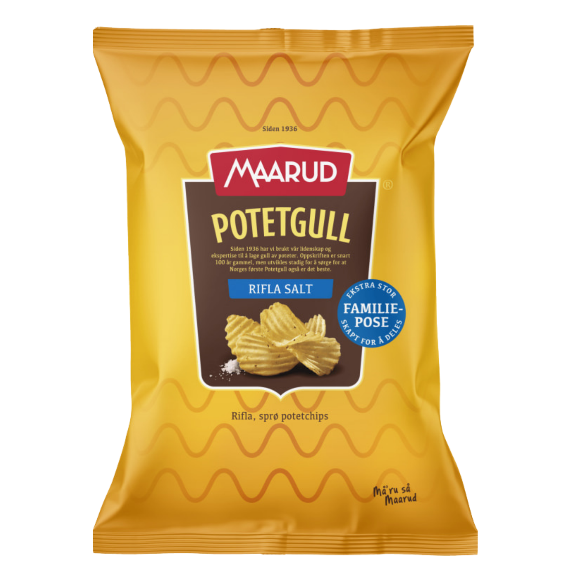 Maarud Kartoffelchips rifla Salz Familie Beutel 340 g