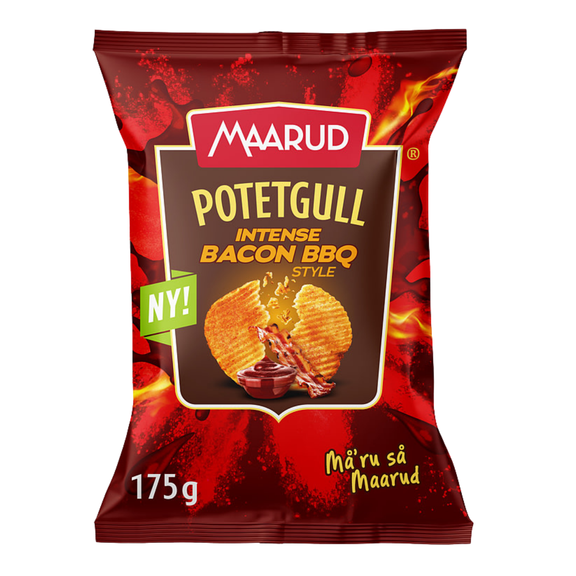 Maarud Kartoffelchips intensiv Bacon Bbq 175 g