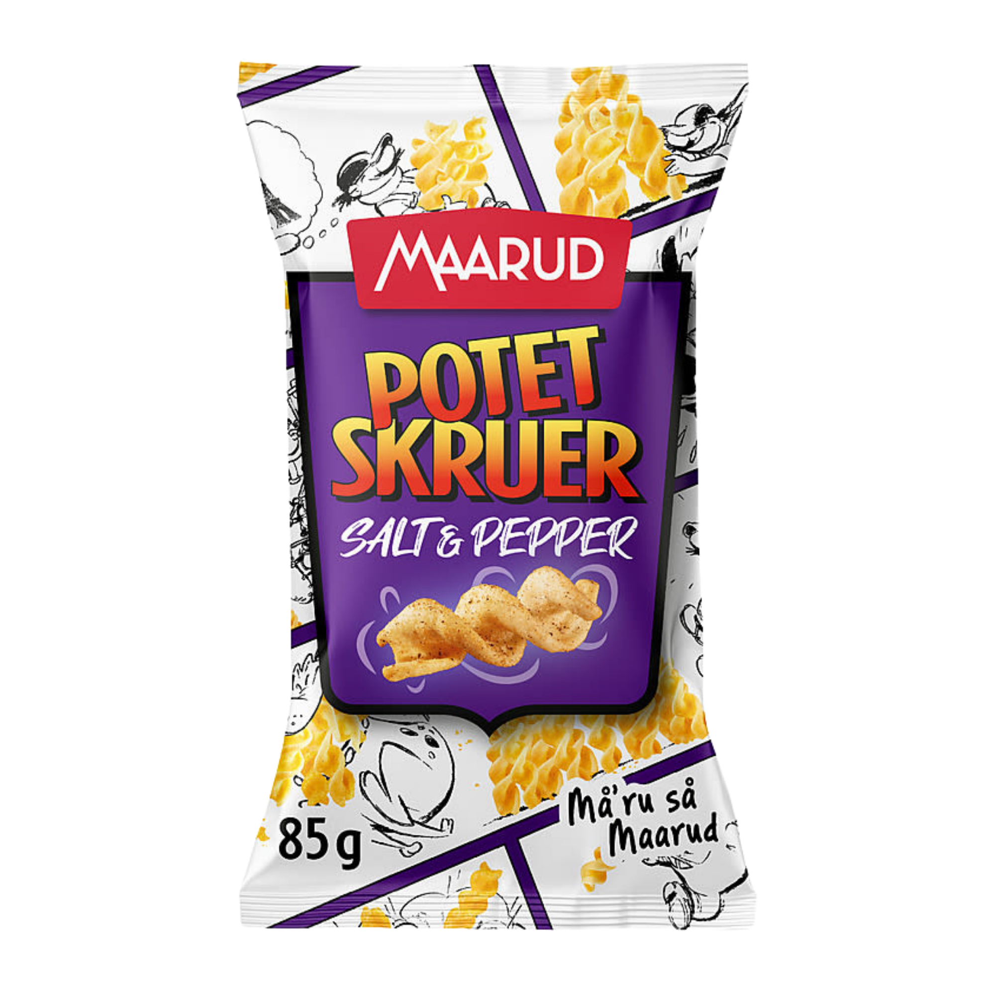 Maarud Kartoffelchips Salz & Pfeffer 85 g