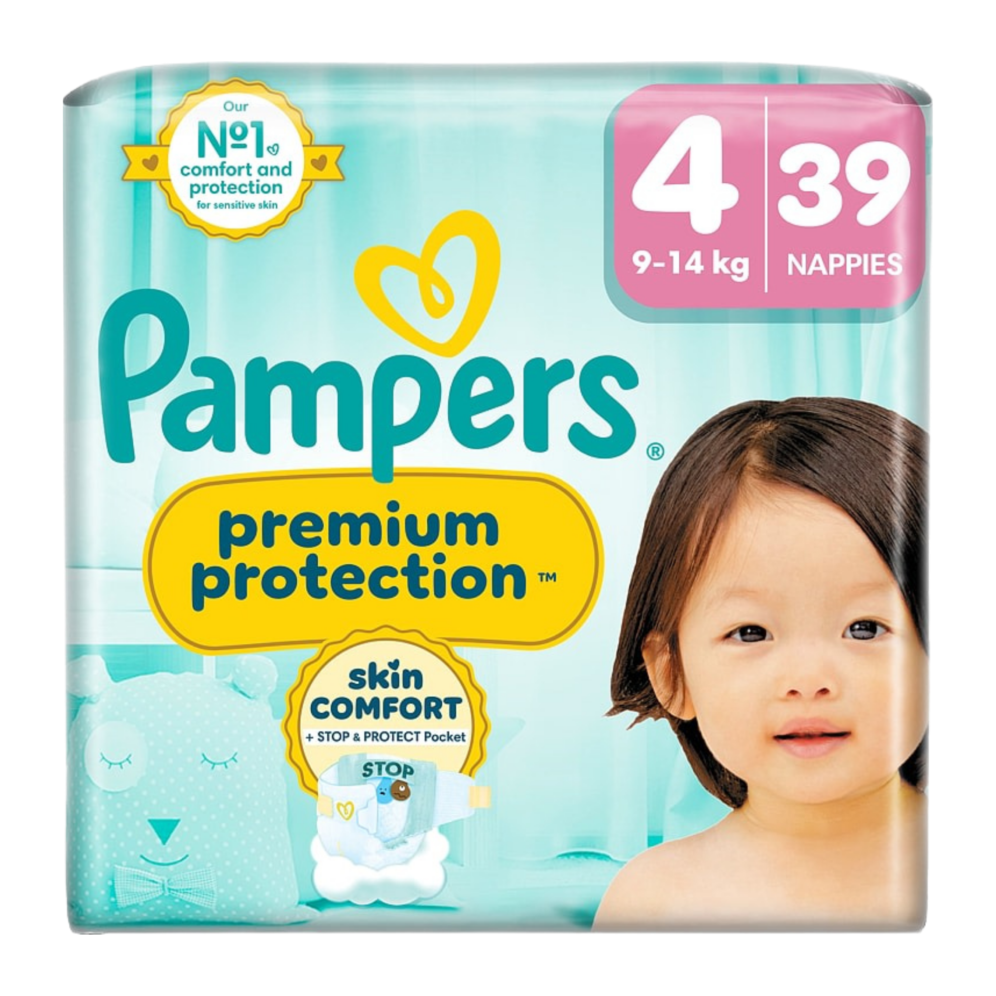 Pampers str 4, 9-14 kg