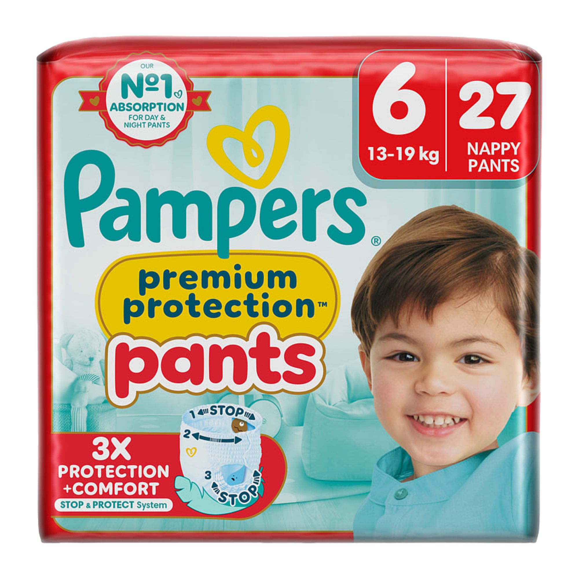 Pampers-Hosen Größe 6, 13-18 kg