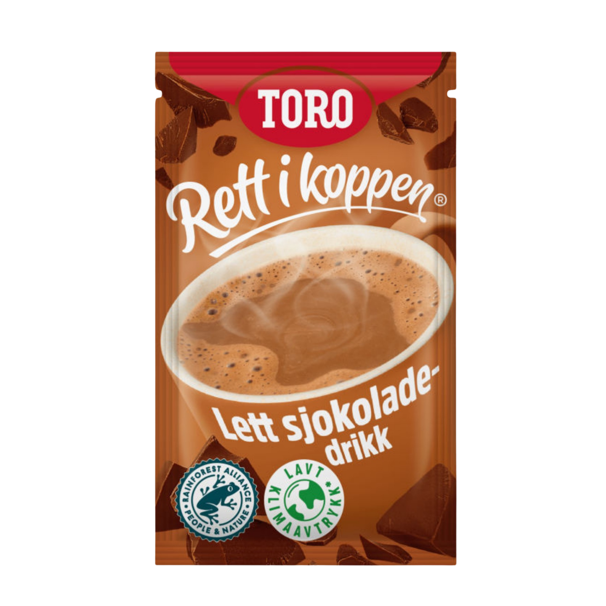 Toro gerade in der Tasse Schokolade Getränk leicht 10 pk 140g