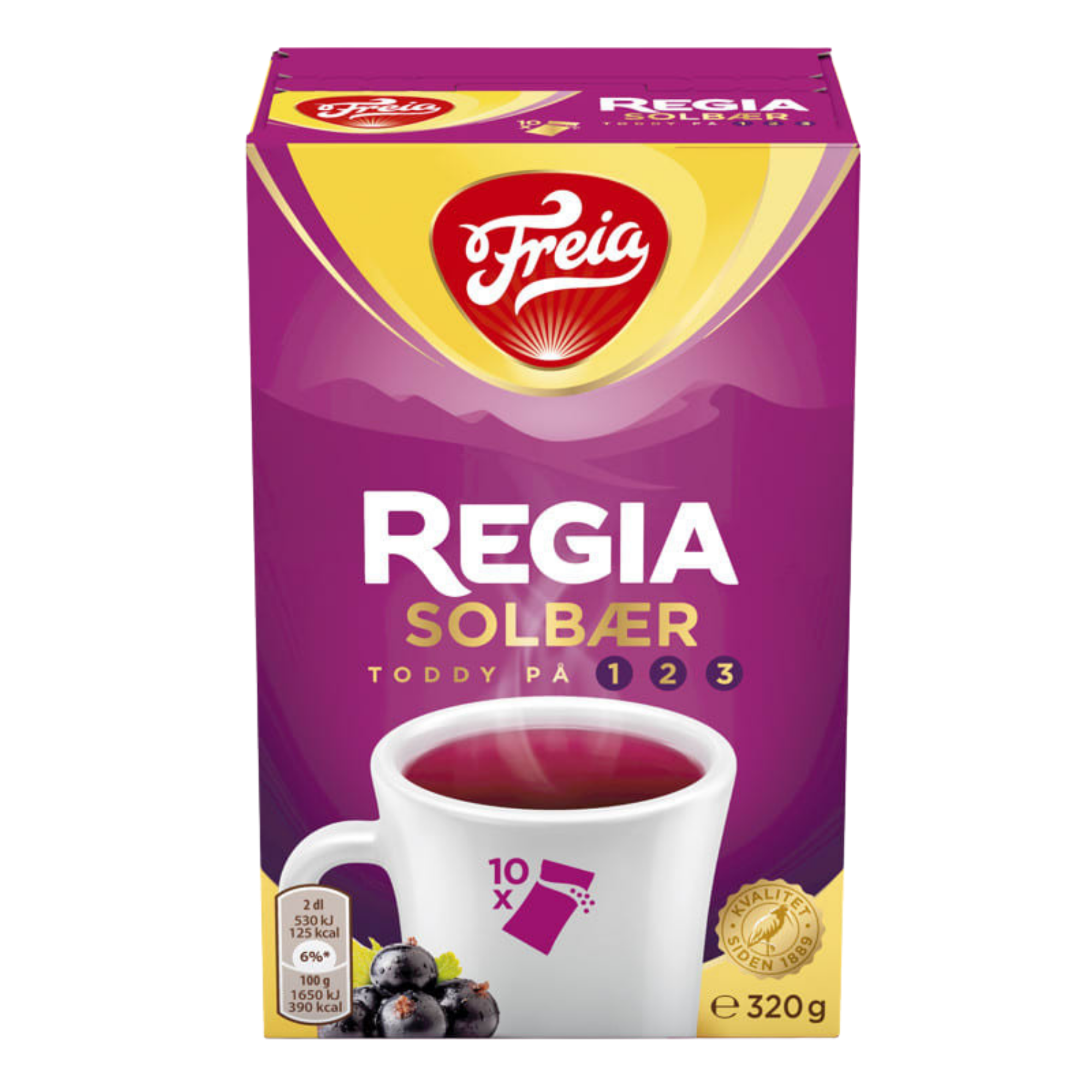 Regia schwarzer Johannisbeer-Toddy 10er-Pack 320 g