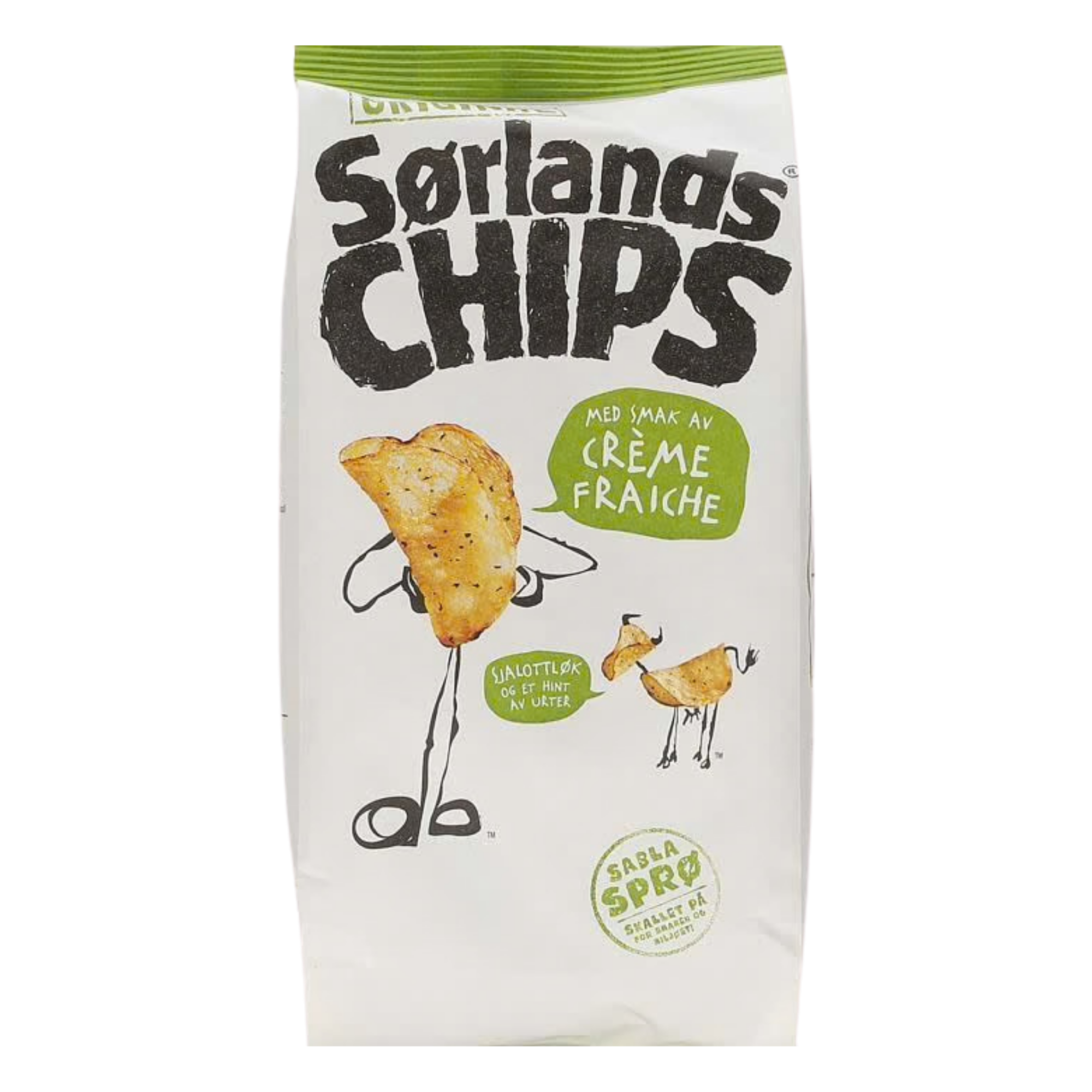 Sørlands Chips mit Créme Fraiché und Schalotten 200 g