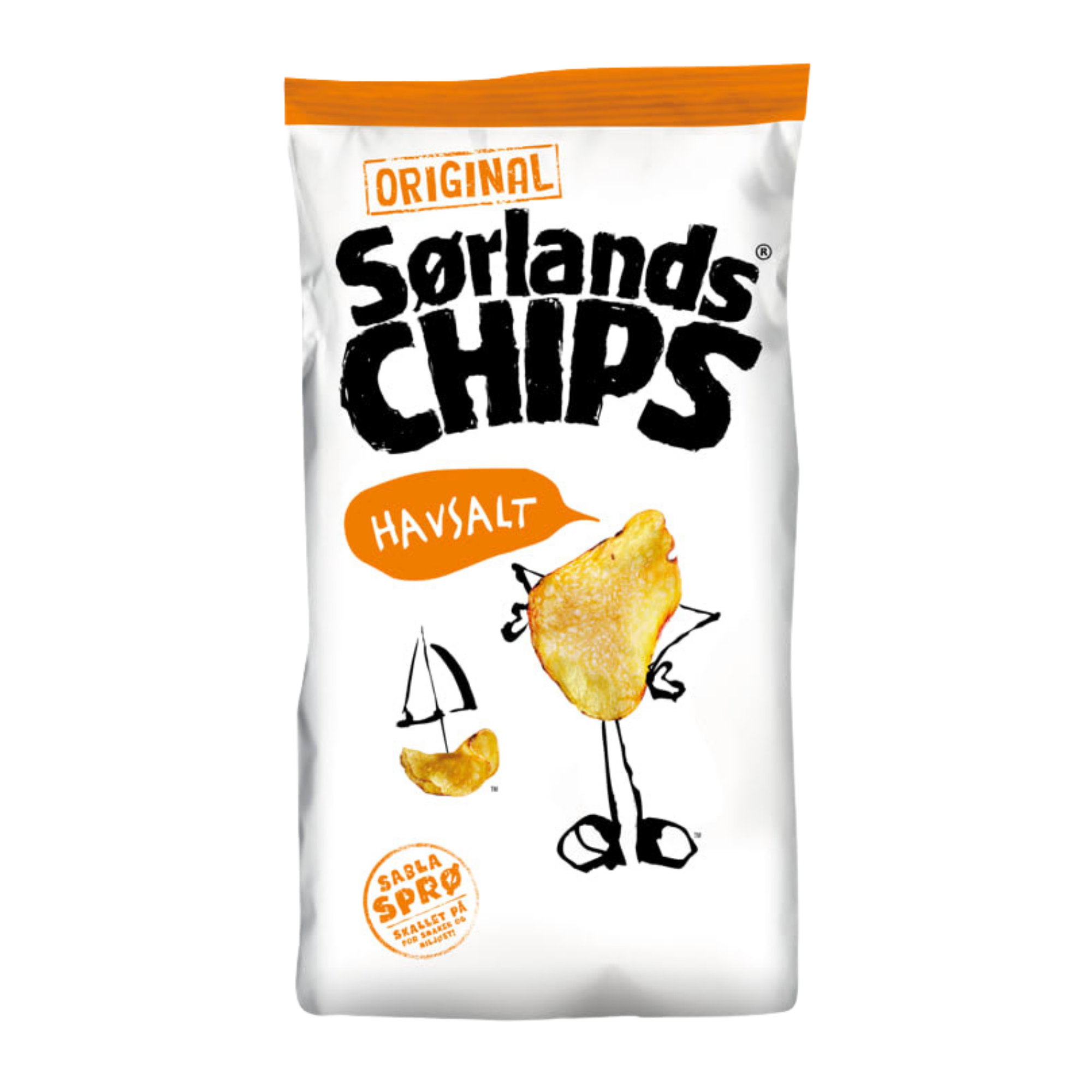 Sørlands Chips mit Meersalz 190 g
