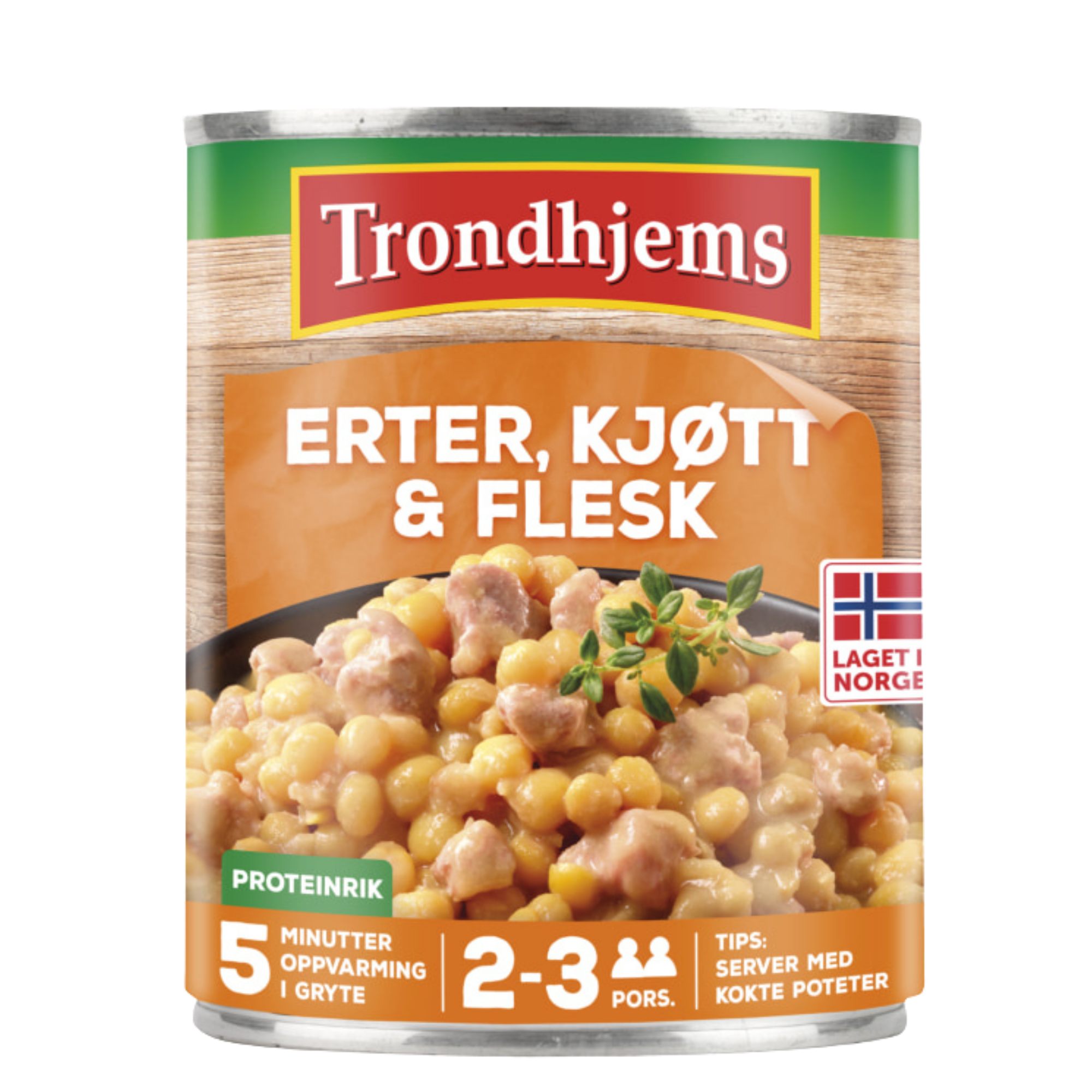Trondhjems Erbsen, Fleisch & Schweinefleisch 800 g