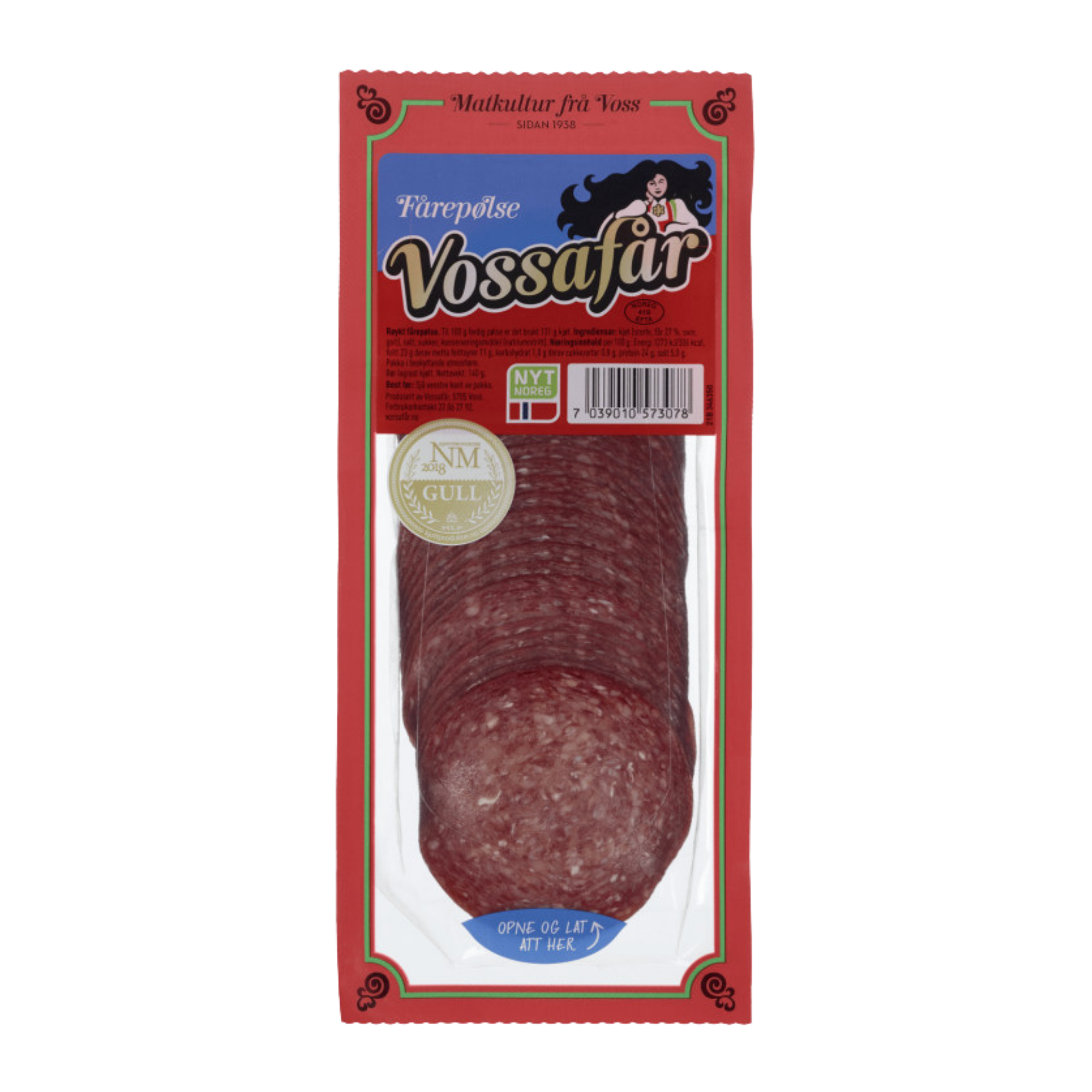 Vossafår Schafswurst 140 g