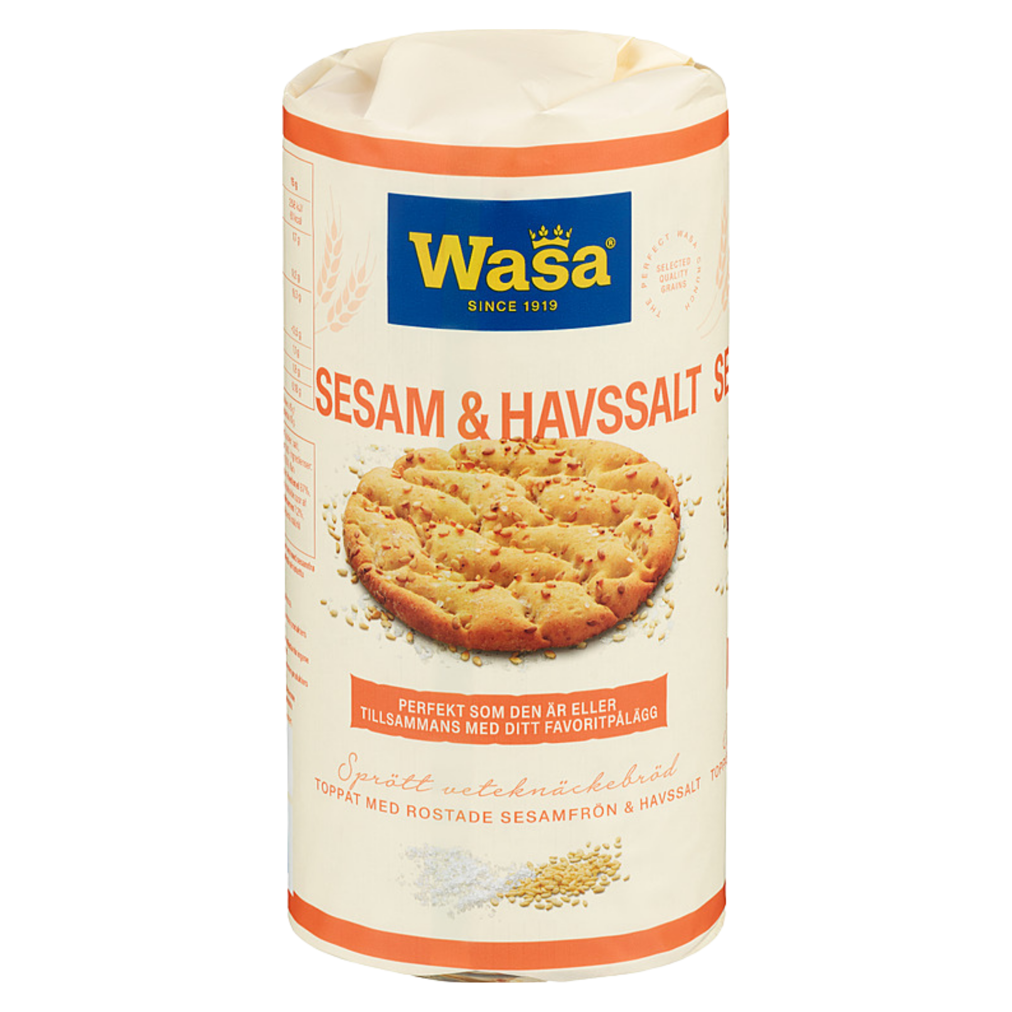 Wasa Rundes Knäckebrot mit Sesam und Meersalz 290 g